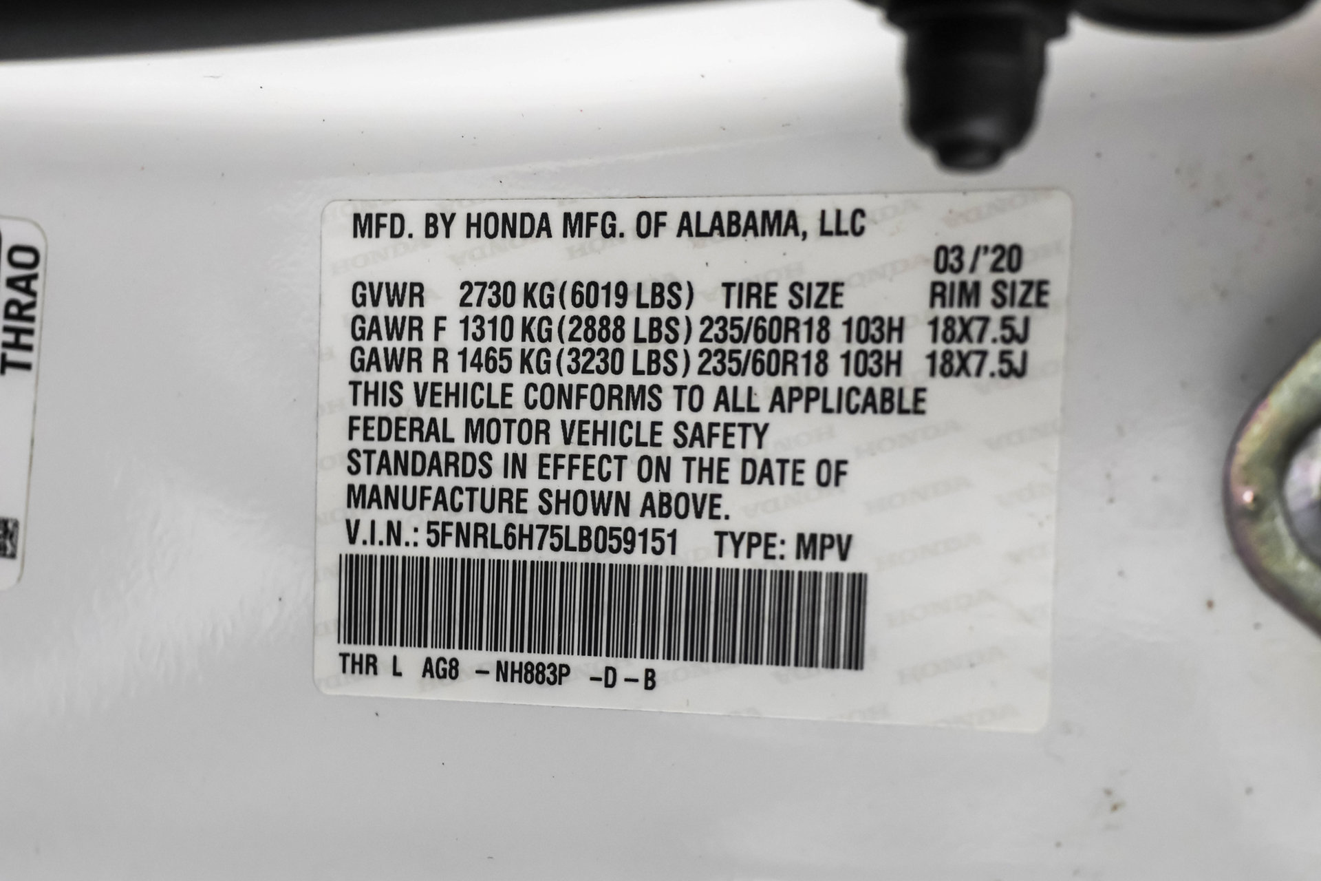 Used 2020 Honda Odyssey EX-L image 49