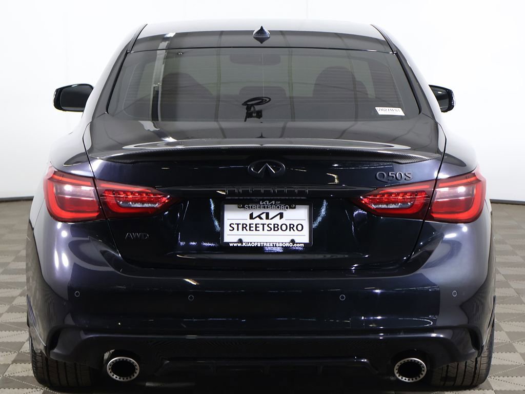 Used 2023 INFINITI Q50 Red Sport 400 w/ Black Opal Edition image 14