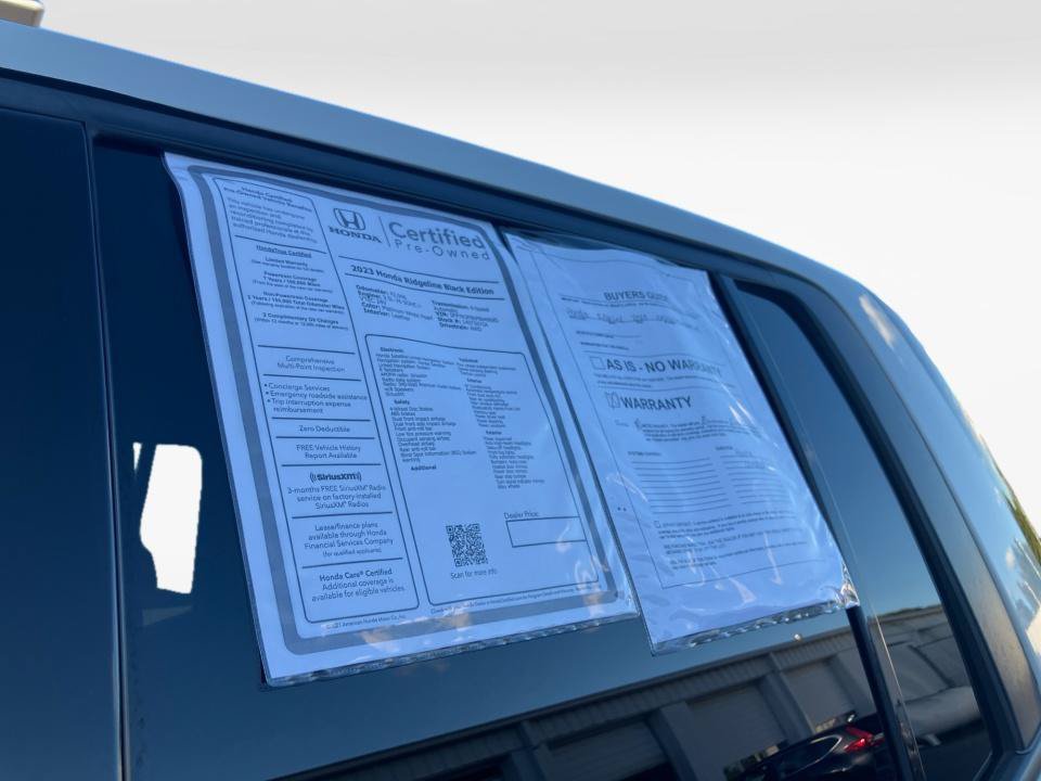 Certified 2023 Honda Ridgeline Black Edition image 33