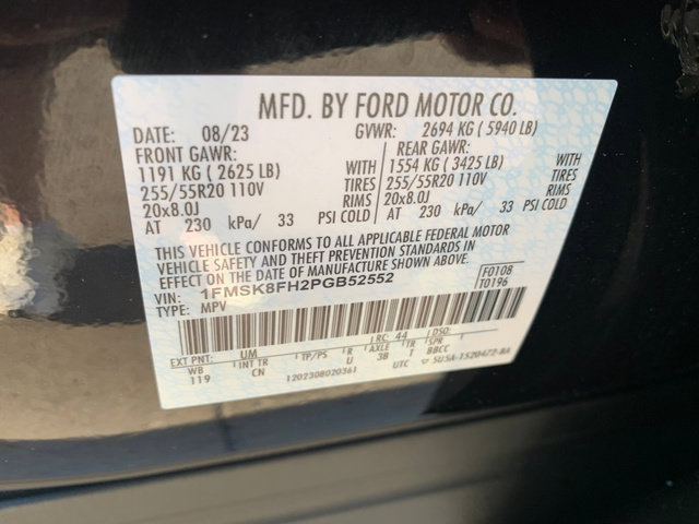 Used 2023 Ford Explorer Limited w/ Limited Technology Package AWD/4WD image 33