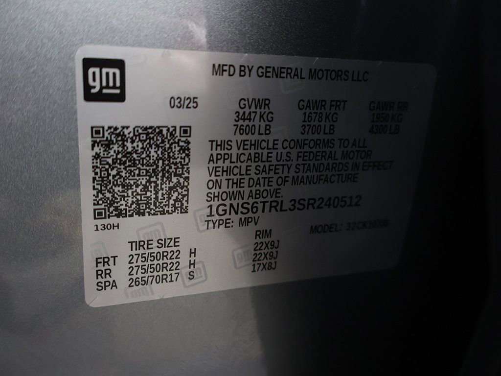 Used 2025 Chevrolet Tahoe High Country w/ Sun And Tow Package image 67