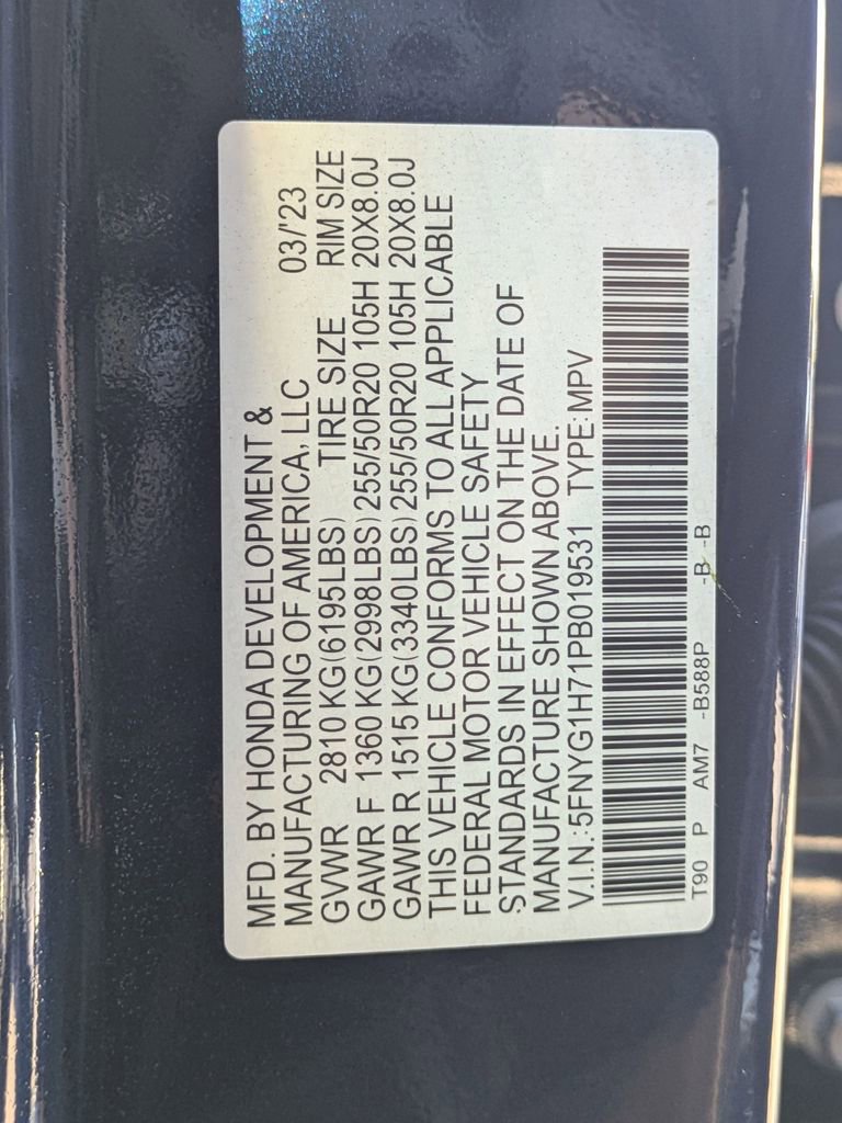 Certified 2023 Honda Pilot Touring image 25