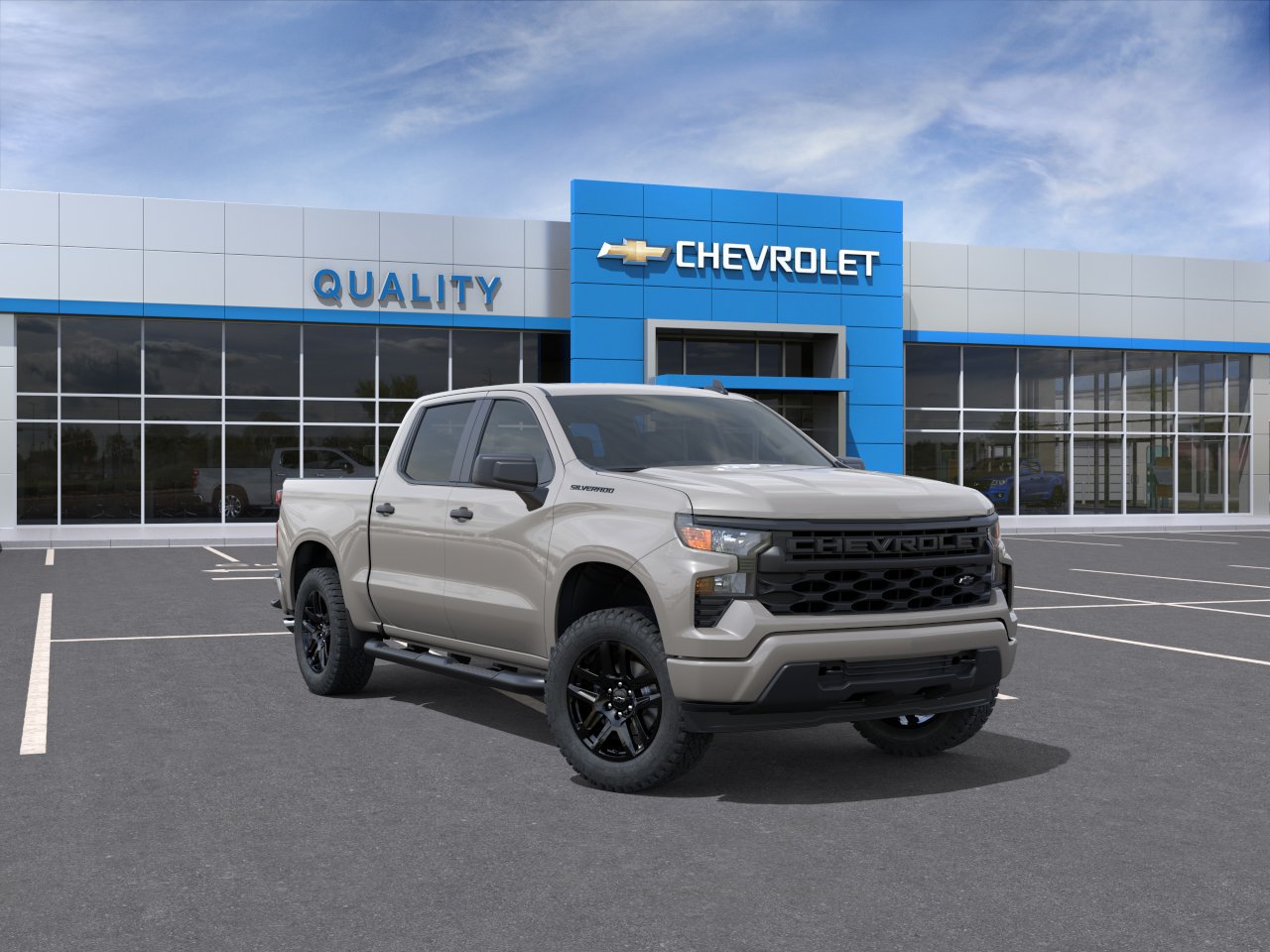 New 2026 Chevrolet Silverado 1500 Custom w/ Turbomax Blackout Package