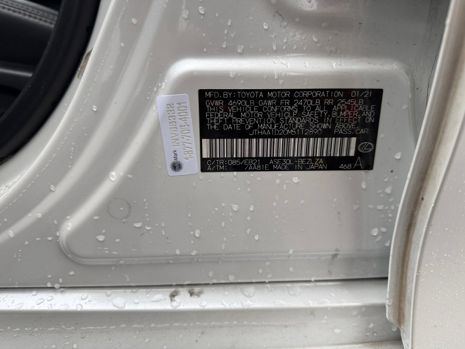 Used 2021 Lexus IS 300 w/ Accessory Package image 23