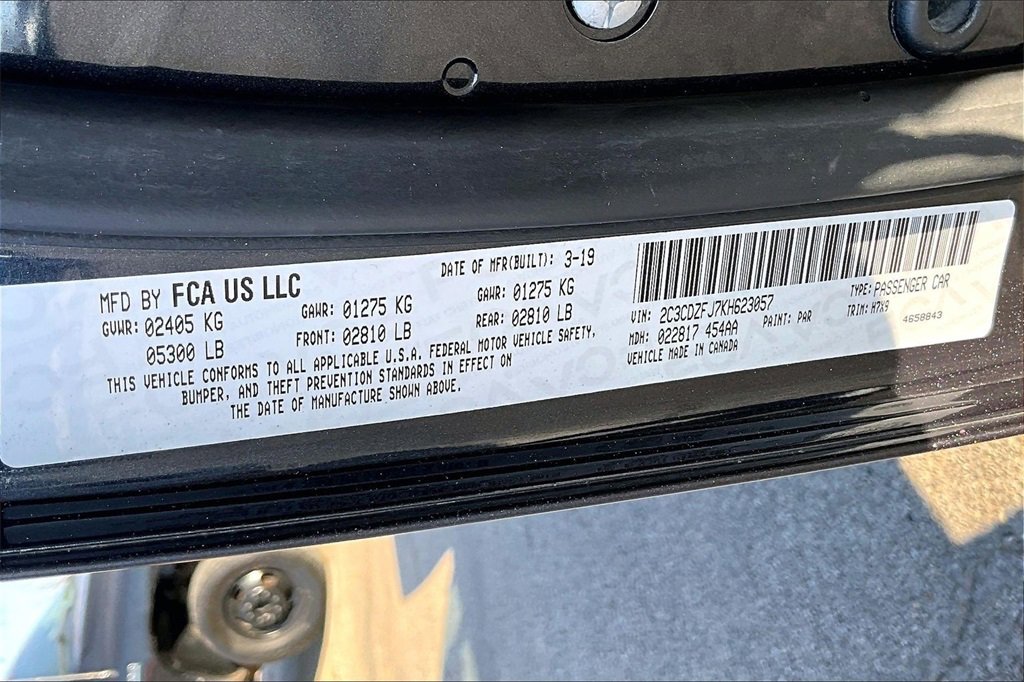 Used 2019 Dodge Challenger R/T Scat Pack w/ 1320 Drag Pack image 30