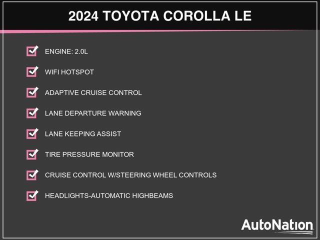 Certified 2024 Toyota Corolla LE FWD image 3