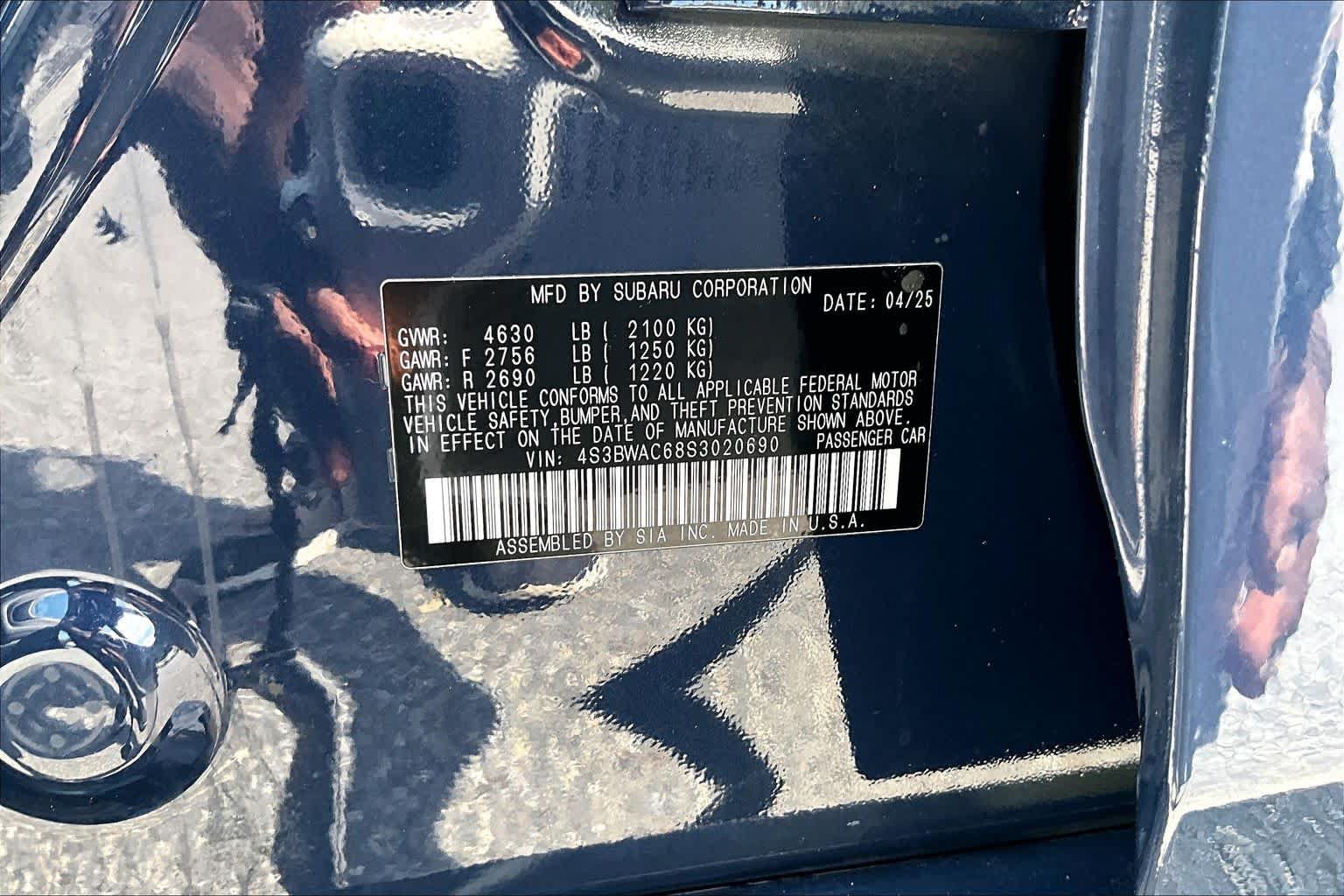 Used 2025 Subaru Legacy Premium AWD/4WD image 36