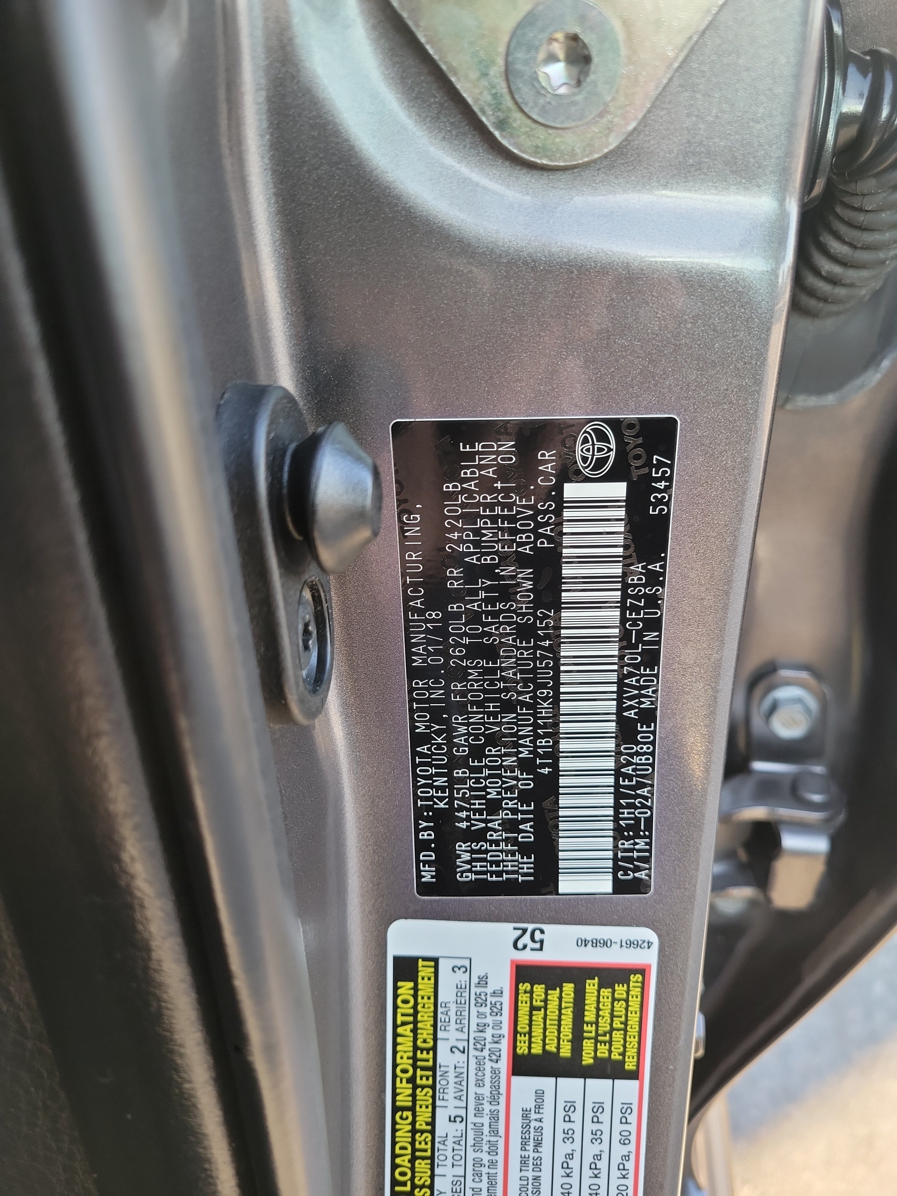 Used 2018 Toyota Camry SE FWD image 28