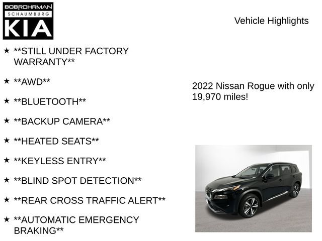 Used 2022 Nissan Rogue SL w/ SL Premium Package image 8