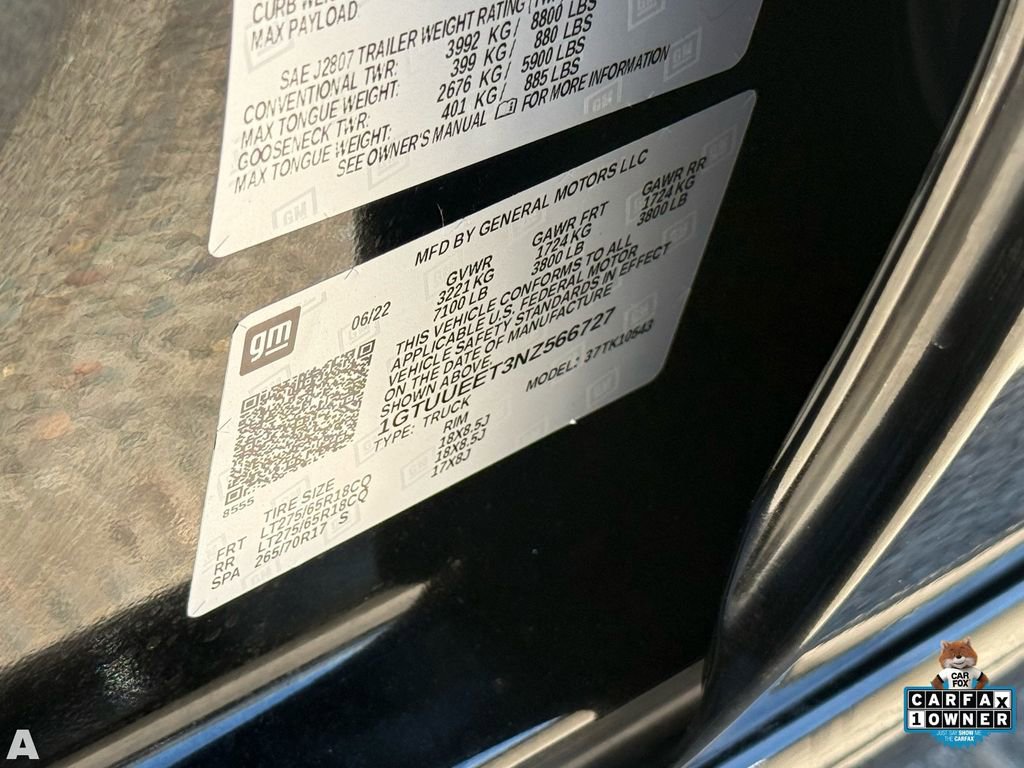 Used 2022 GMC Sierra 1500 AT4 w/ Technology Package image 32