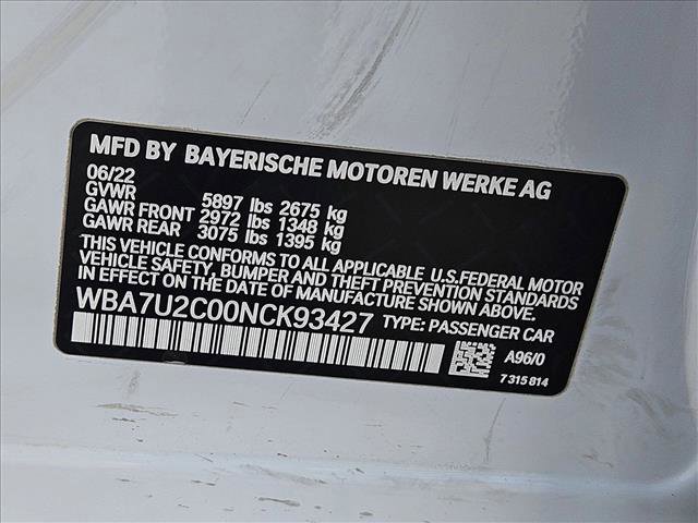 Used 2022 BMW 750i xDrive w/ Autobahn Package image 23