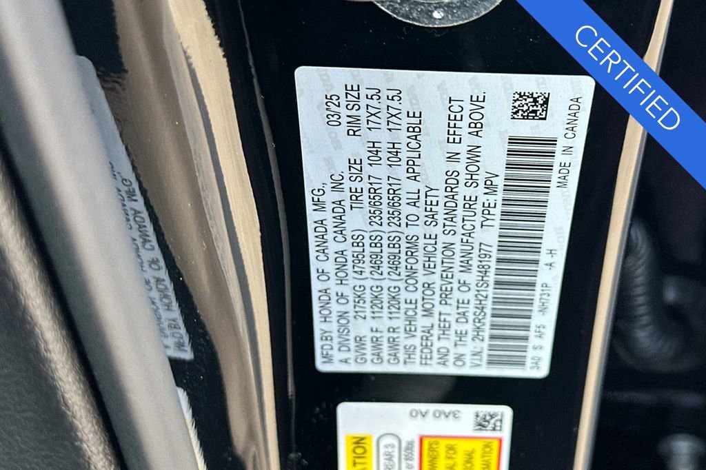 Certified 2025 Honda CR-V LX image 31