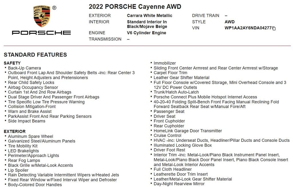 Used 2022 Porsche Cayenne AWD/4WD image 22