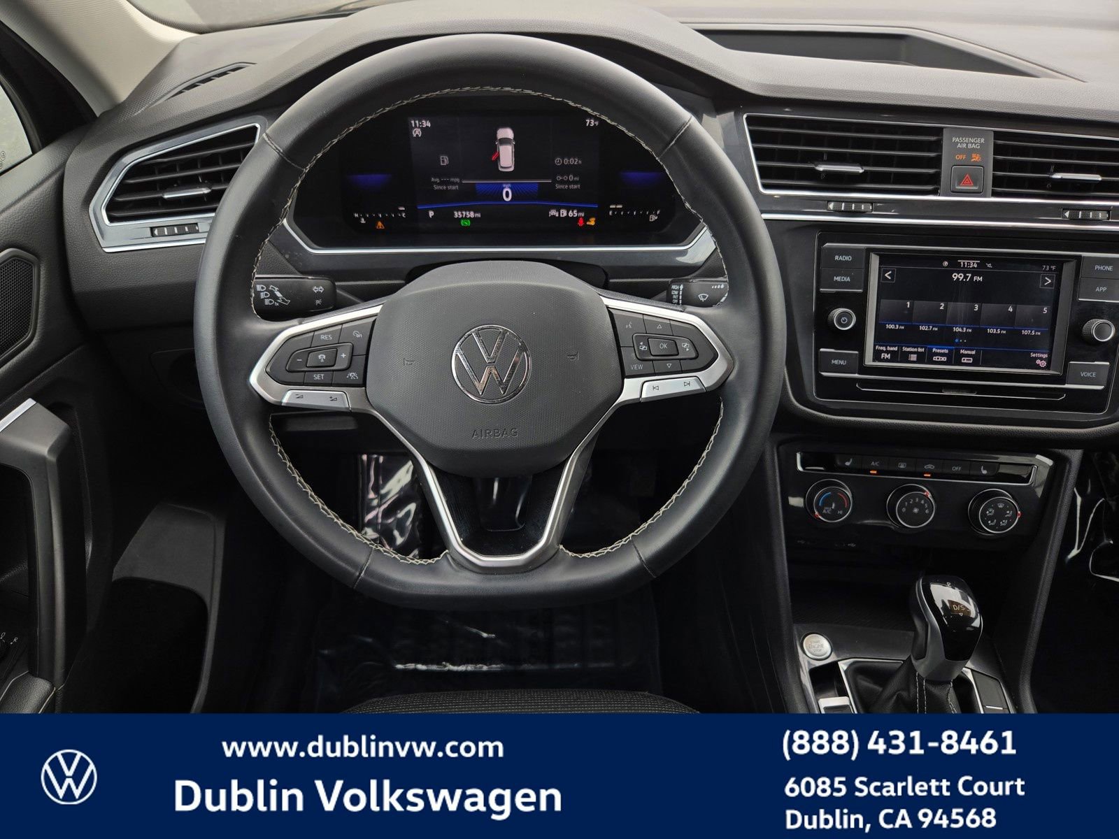 Certified 2023 Volkswagen Tiguan S w/ Driver Assistance Package FWD image 13