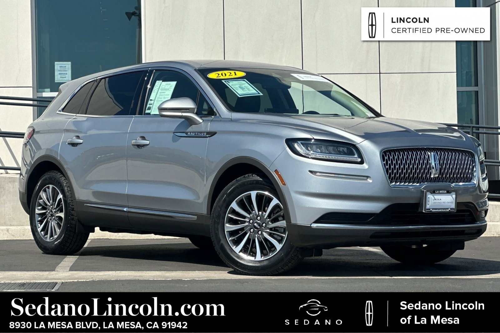 Certified 2021 Lincoln Nautilus FWD