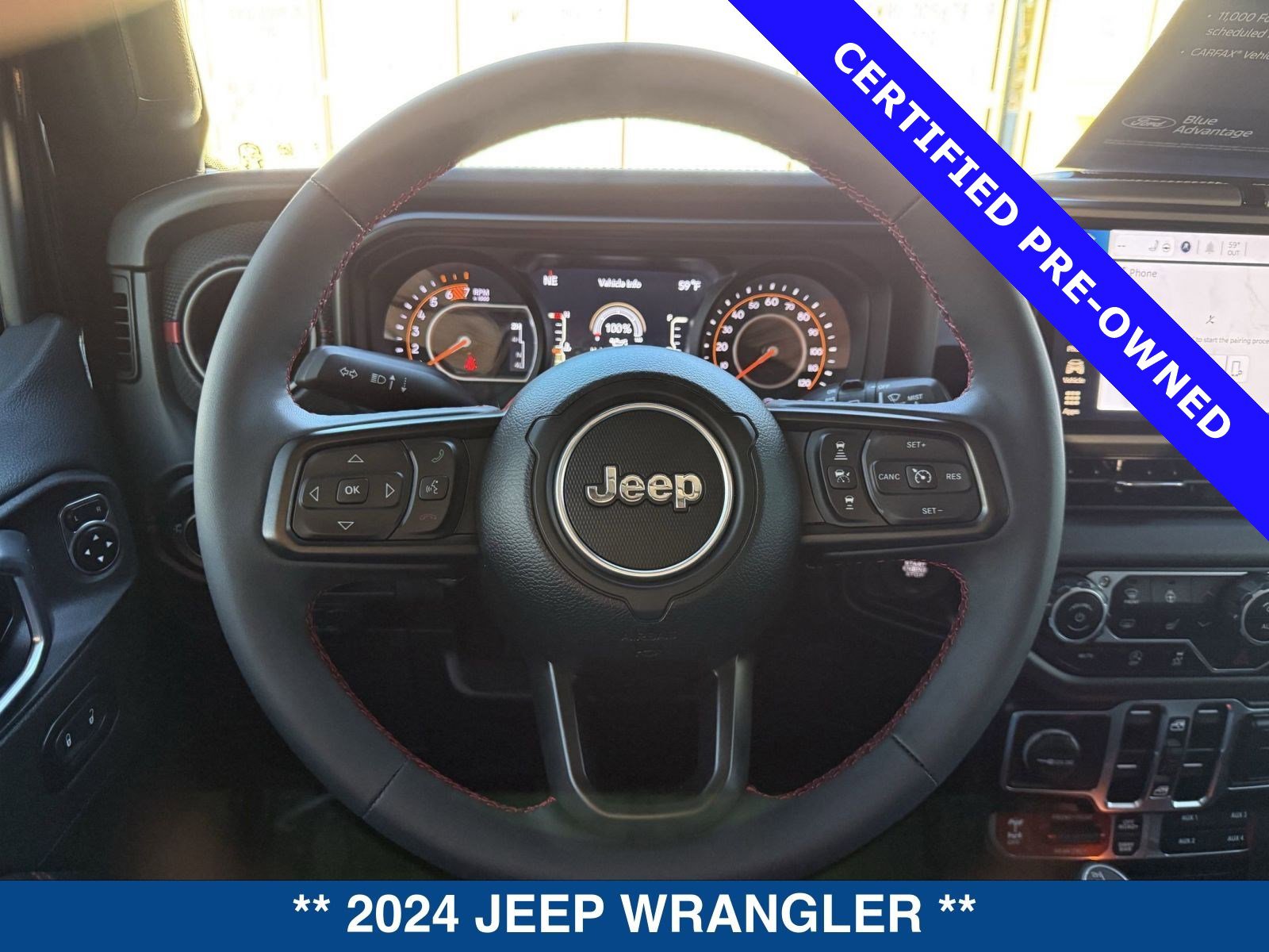 Used 2024 Jeep Wrangler Unlimited Rubicon w/ XTREMEE 35" Tire Package image 25