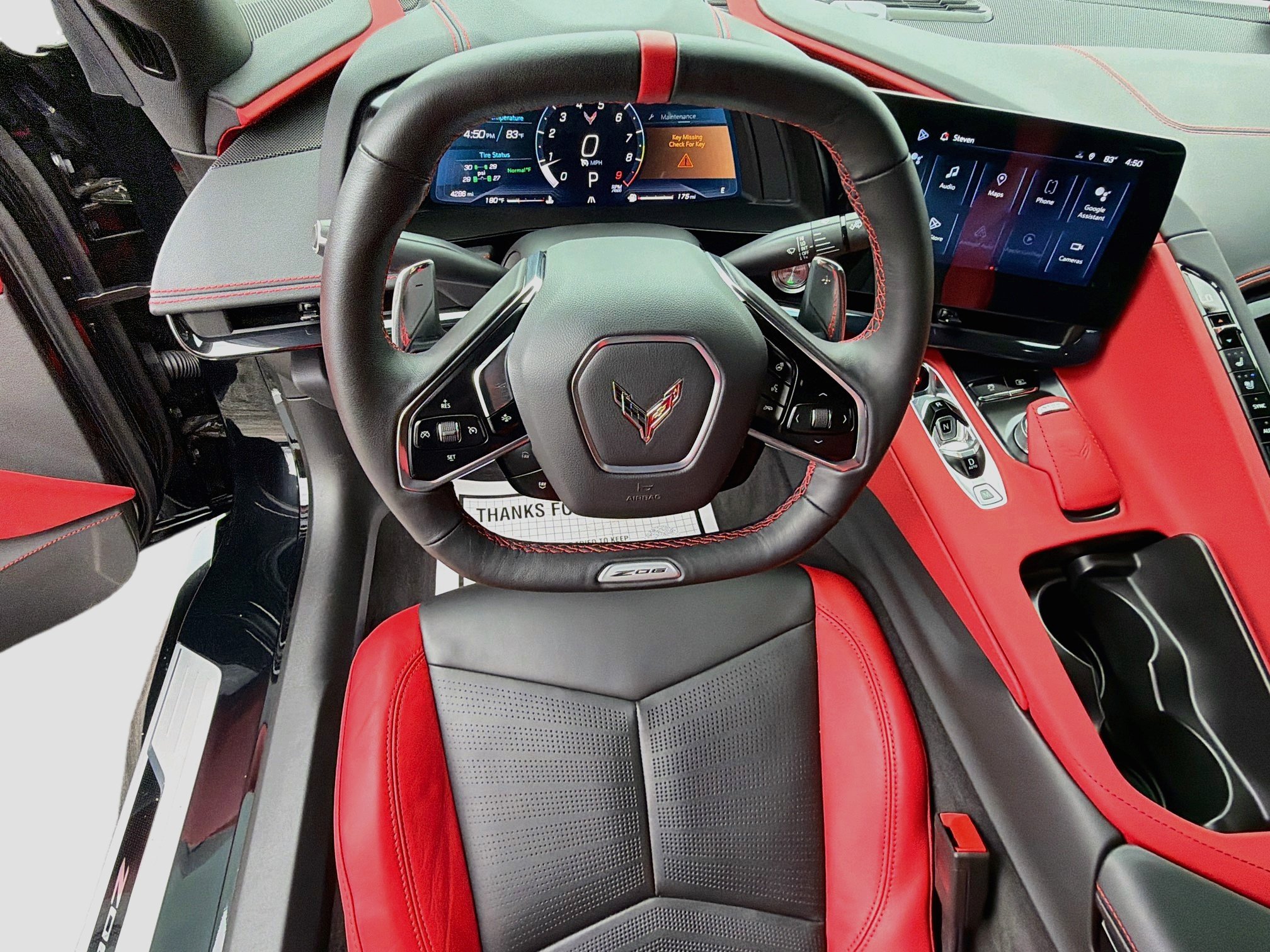 Used 2024 Chevrolet Corvette Z06 w/ Stealth Interior Trim Package RWD image 36
