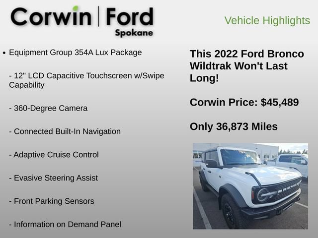 Used 2022 Ford Bronco Wildtrak AWD/4WD image 6