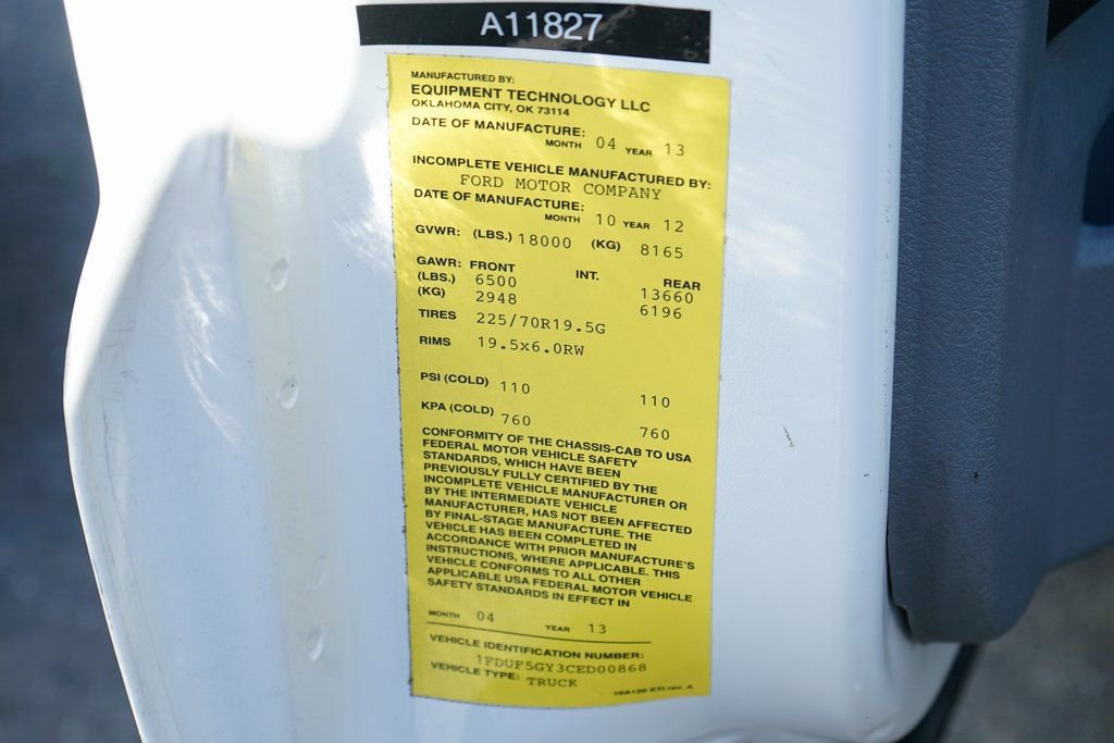 Used 2012 Ford F550 2WD Regular Cab Super Duty w/ PWR Equipment Group image 46