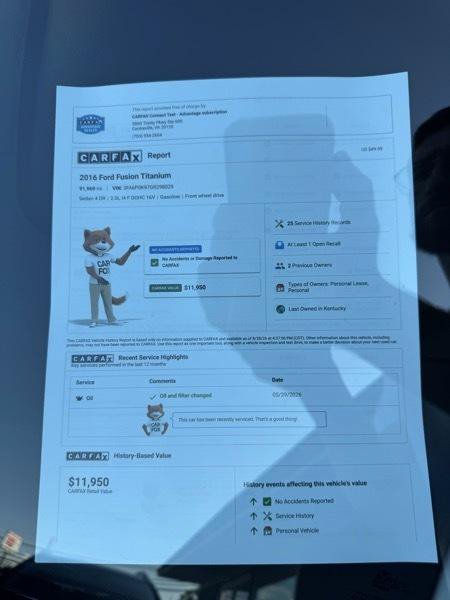 Used 2016 Ford Fusion Titanium FWD image 21