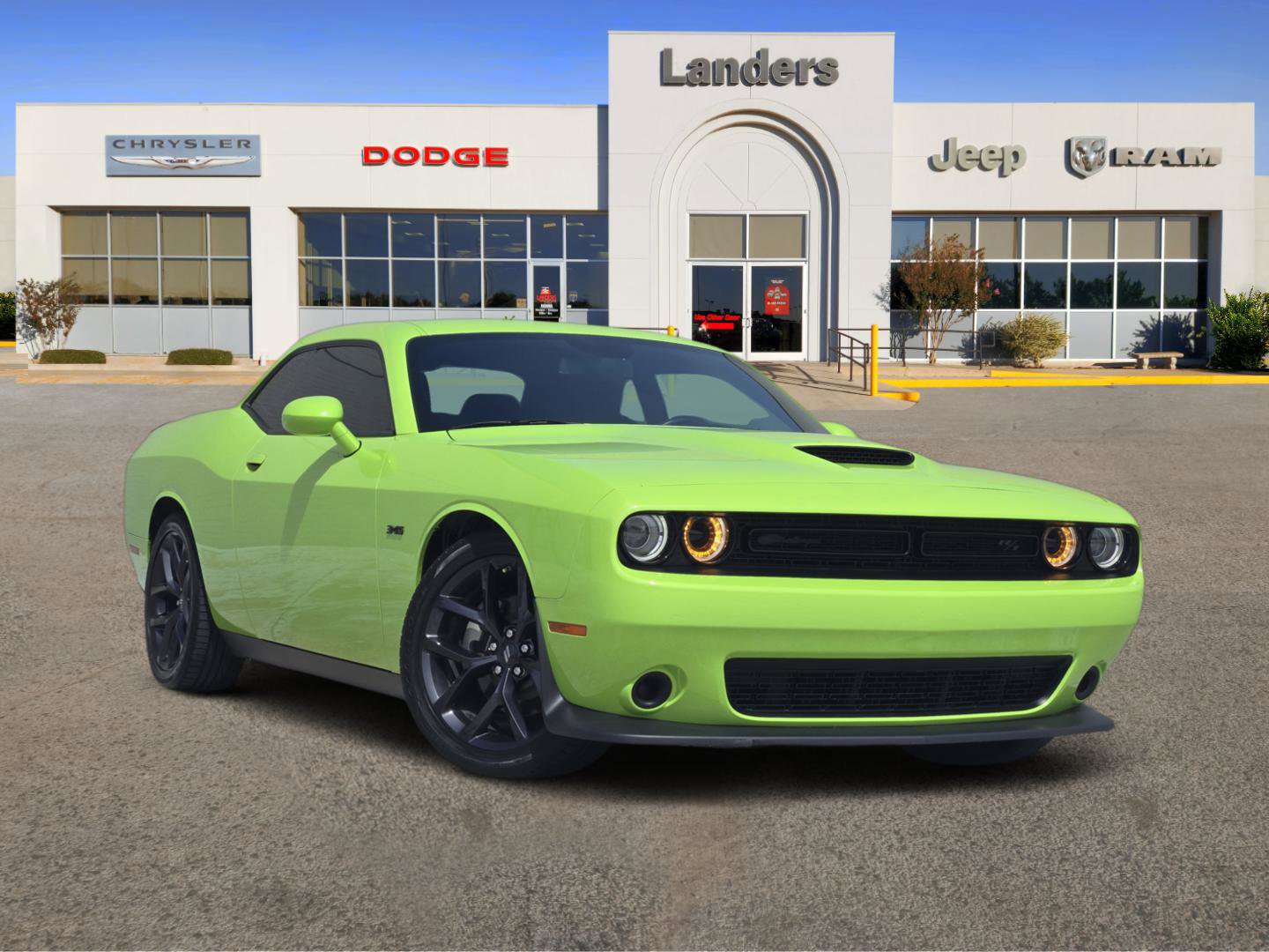 Used 2023 Dodge Challenger R/T w/ Blacktop Package RWD image 1