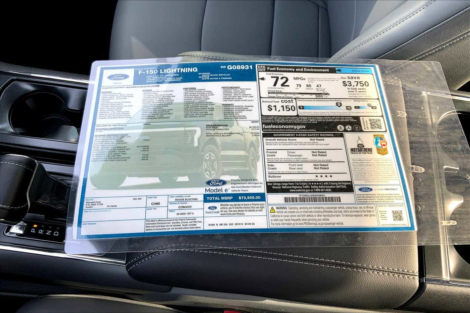 New 2025 Ford F150 Lightning Flash image 18