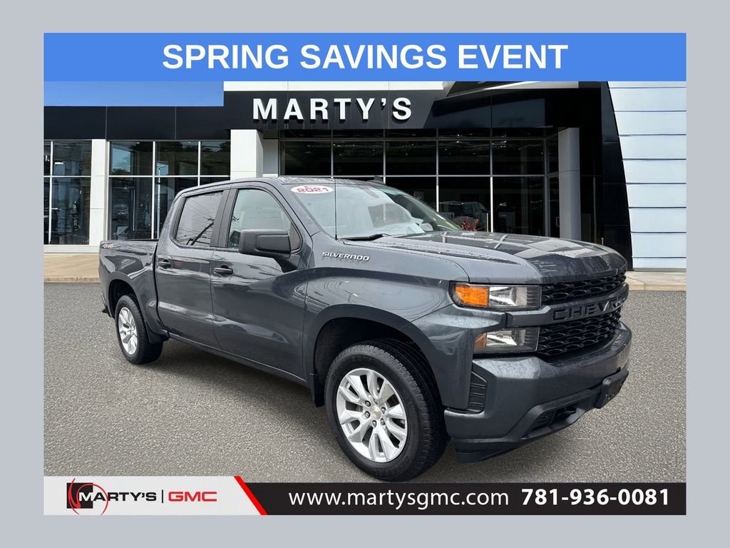 Used 2021 Chevrolet Silverado 1500 Custom image 1