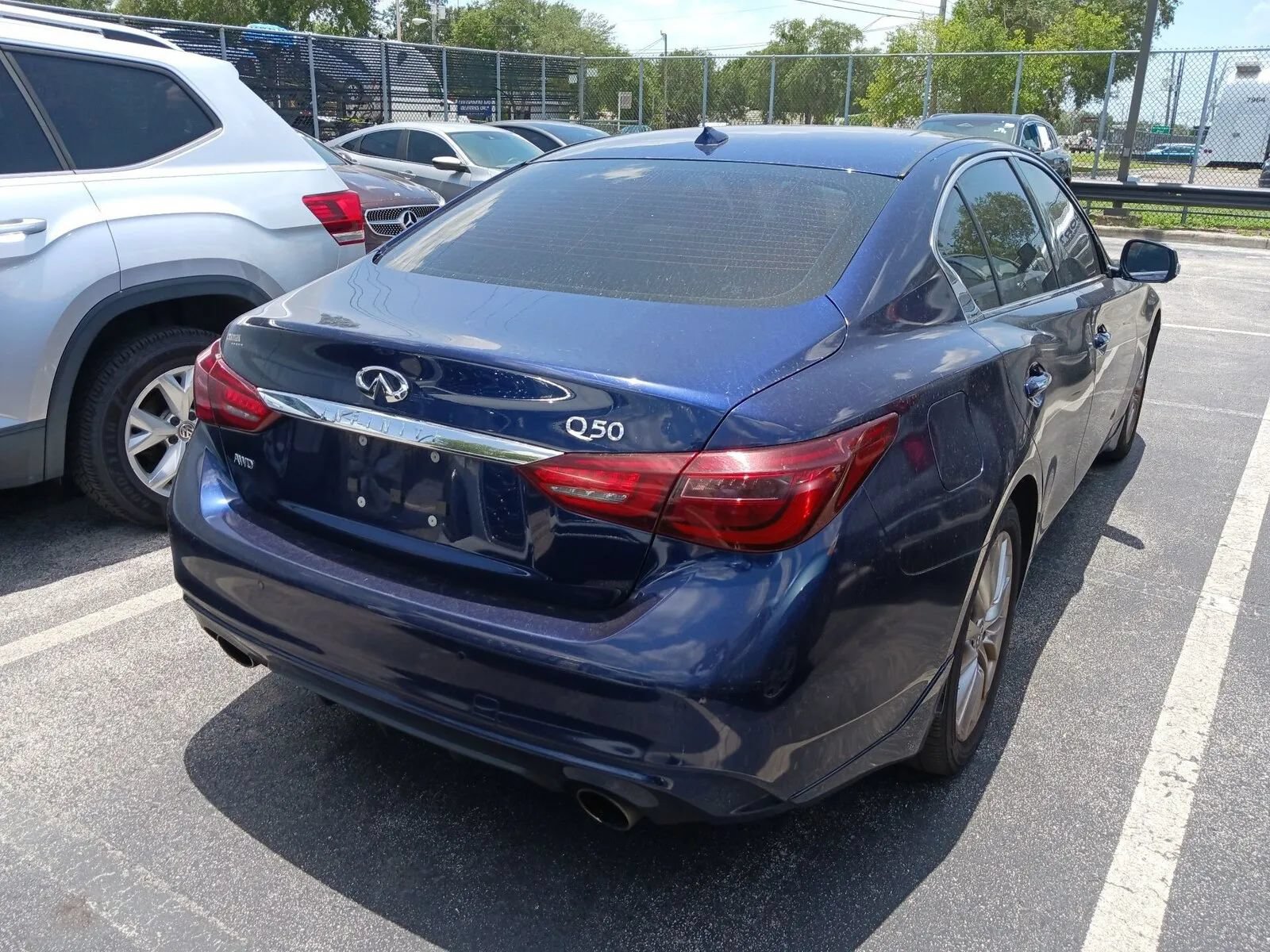 Used 2021 INFINITI Q50 Luxe w/ Cargo Package AWD/4WD image 2