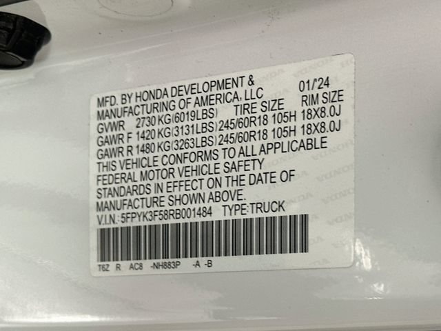 Used 2024 Honda Ridgeline RTL image 35