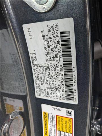 Used 2025 Honda Accord LX image 19