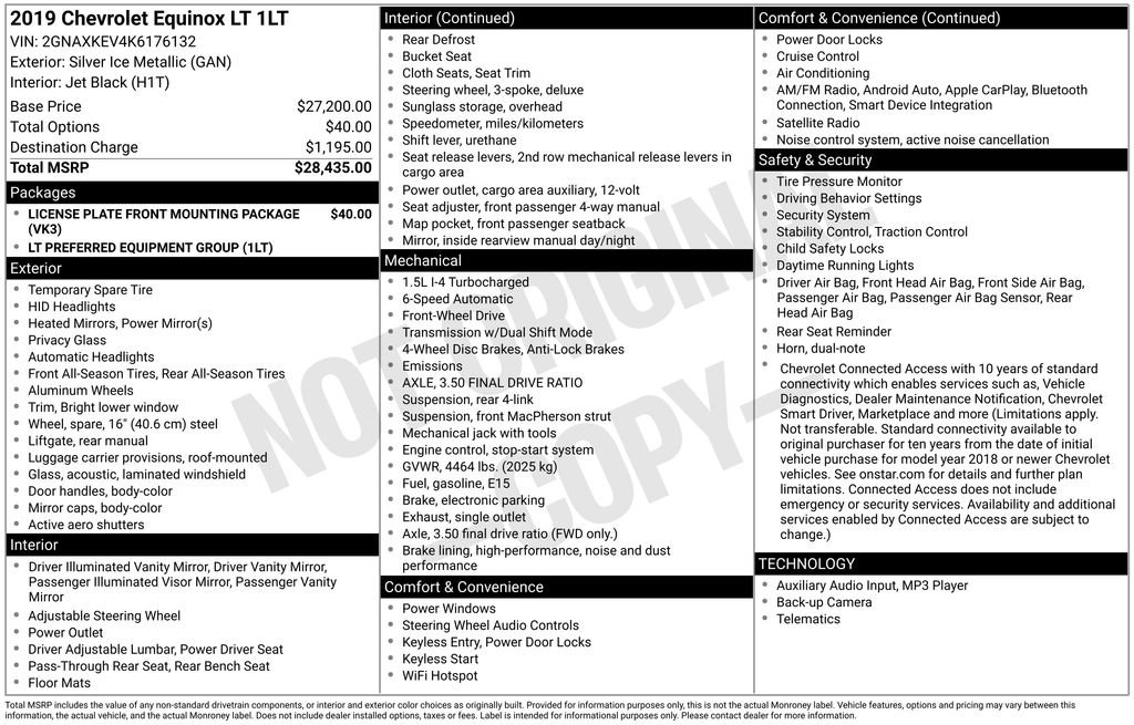 Used 2019 Chevrolet Equinox LT image 10