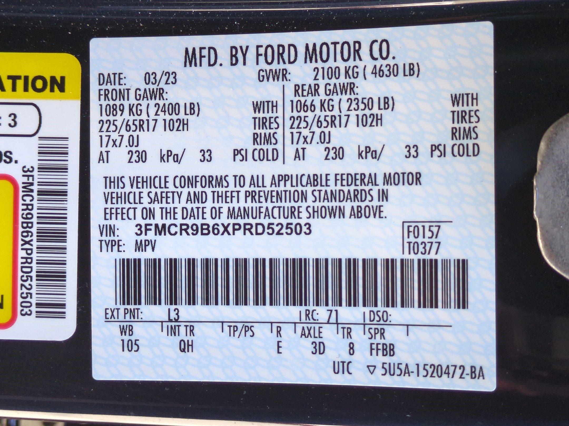 Used 2023 Ford Bronco Sport Big Bend image 33