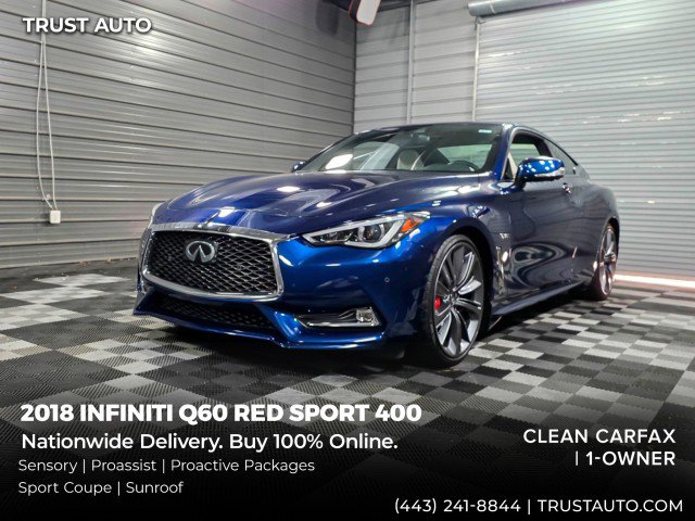 Used 2018 INFINITI Q60 Red Sport 400 w/ Pro Active Package