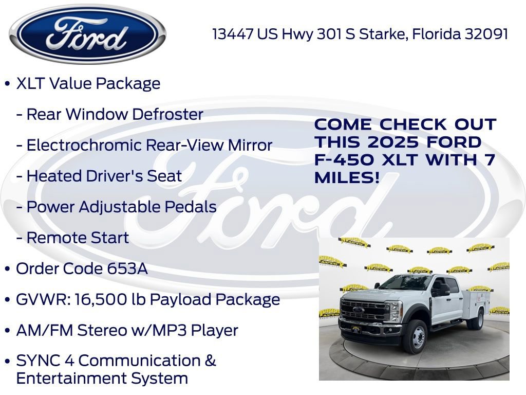 New 2025 Ford F450 XLT w/ XLT Value Package image 15