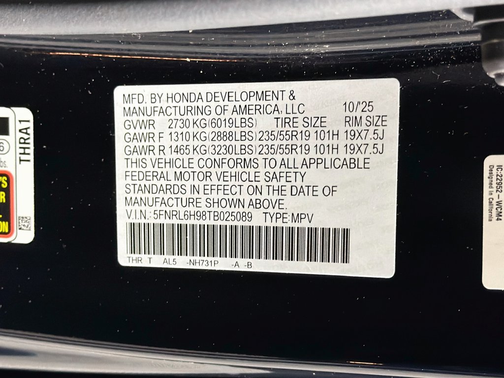 Used 2026 Honda Odyssey Elite image 35