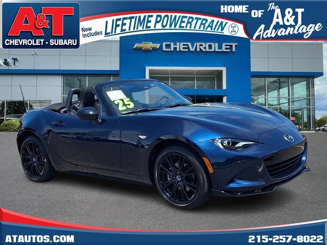 Used 2025 MAZDA MX-5 Miata Club w/ Weather Package RWD image 1