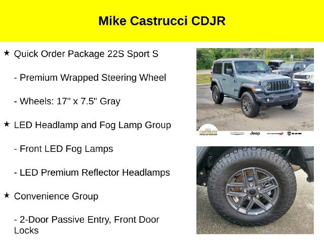 Certified 2026 Jeep Wrangler Sport AWD/4WD image 18