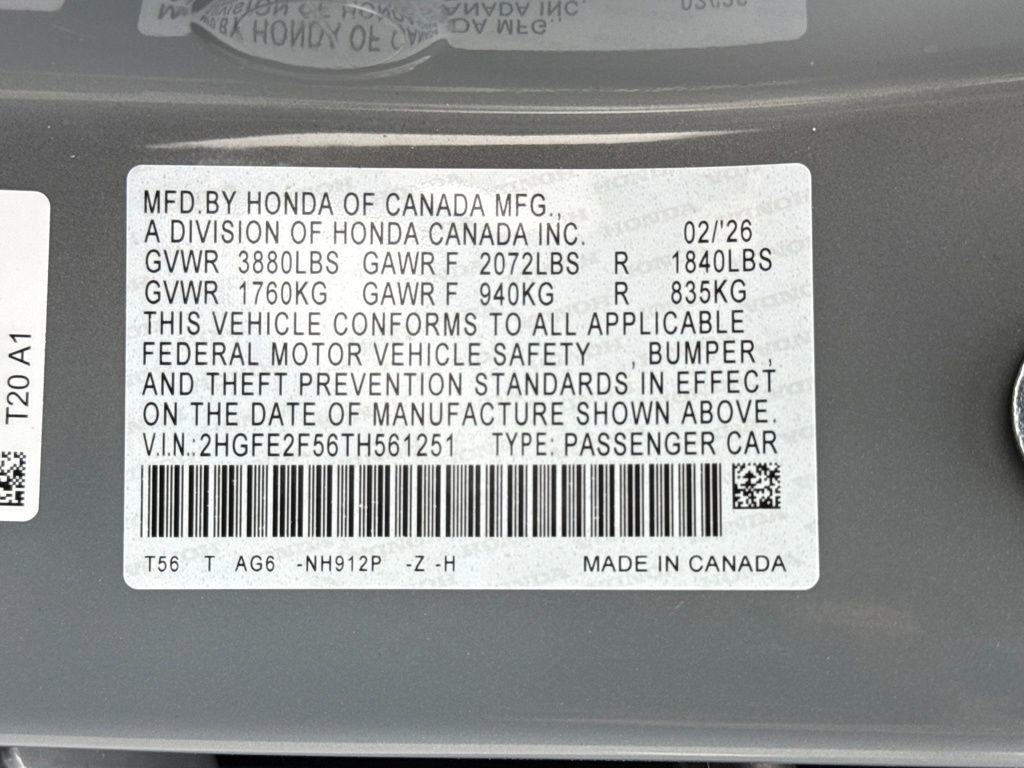 New 2026 Honda Civic Sport image 31