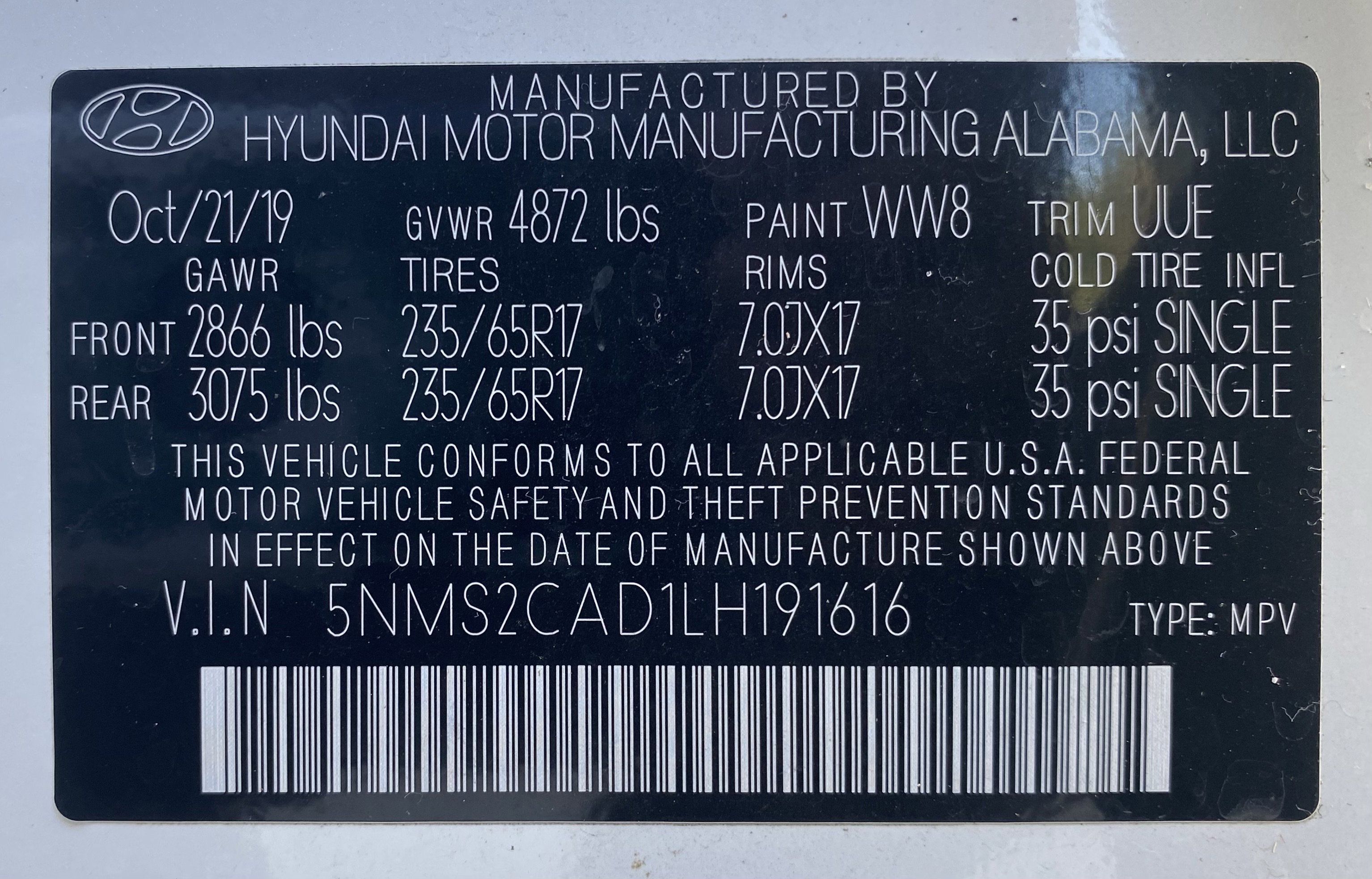 Used 2020 Hyundai Santa Fe SE image 36