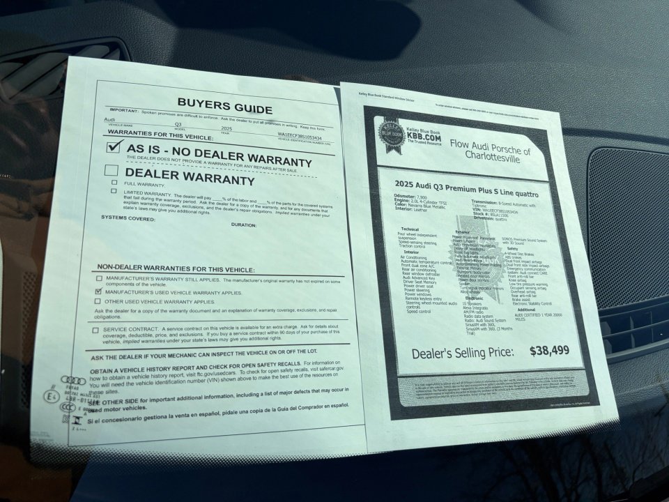 Used 2025 Audi Q3 2.0T Premium Plus w/ Premium Plus Package image 33