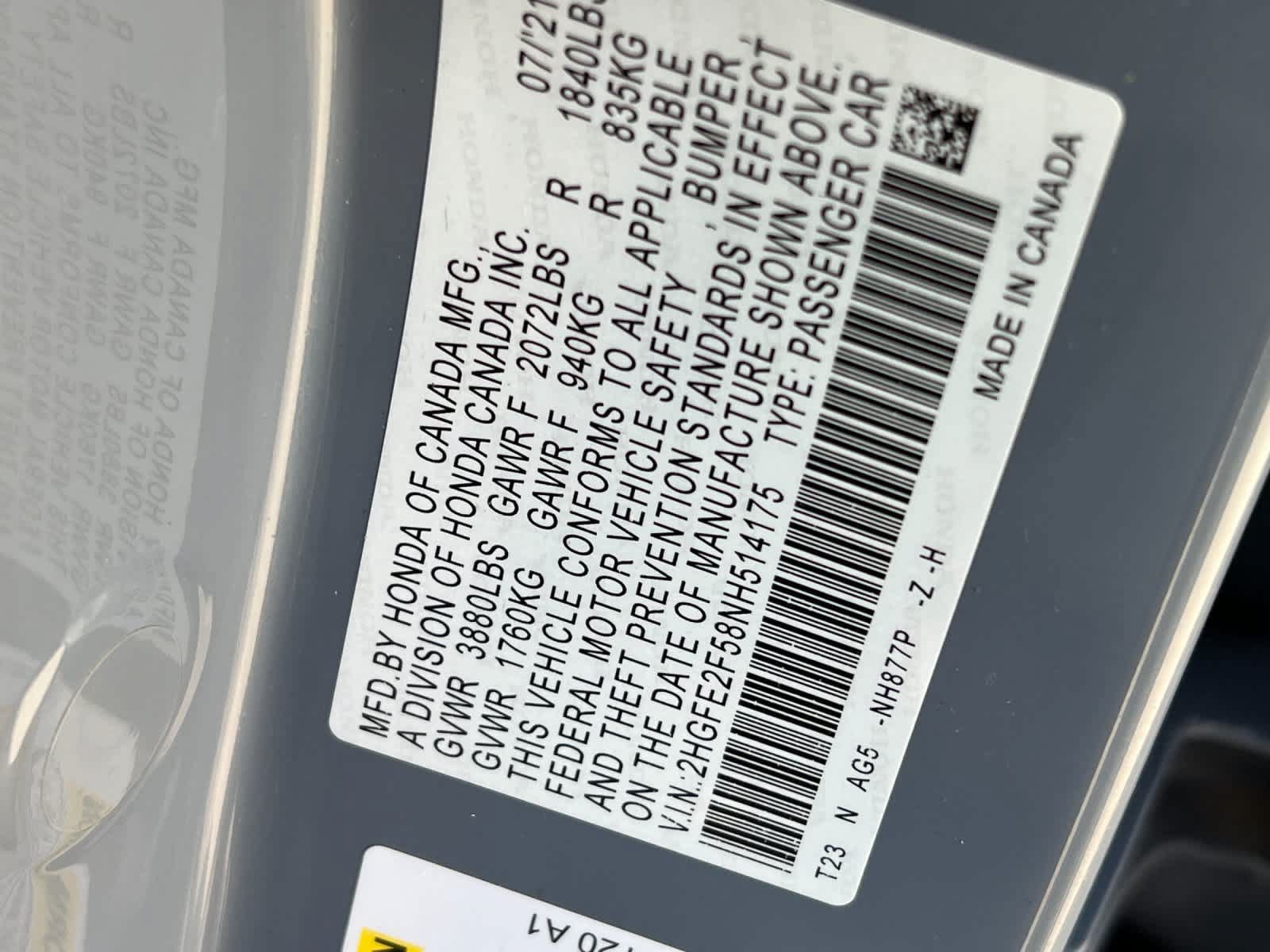 Used 2022 Honda Civic Sport image 30