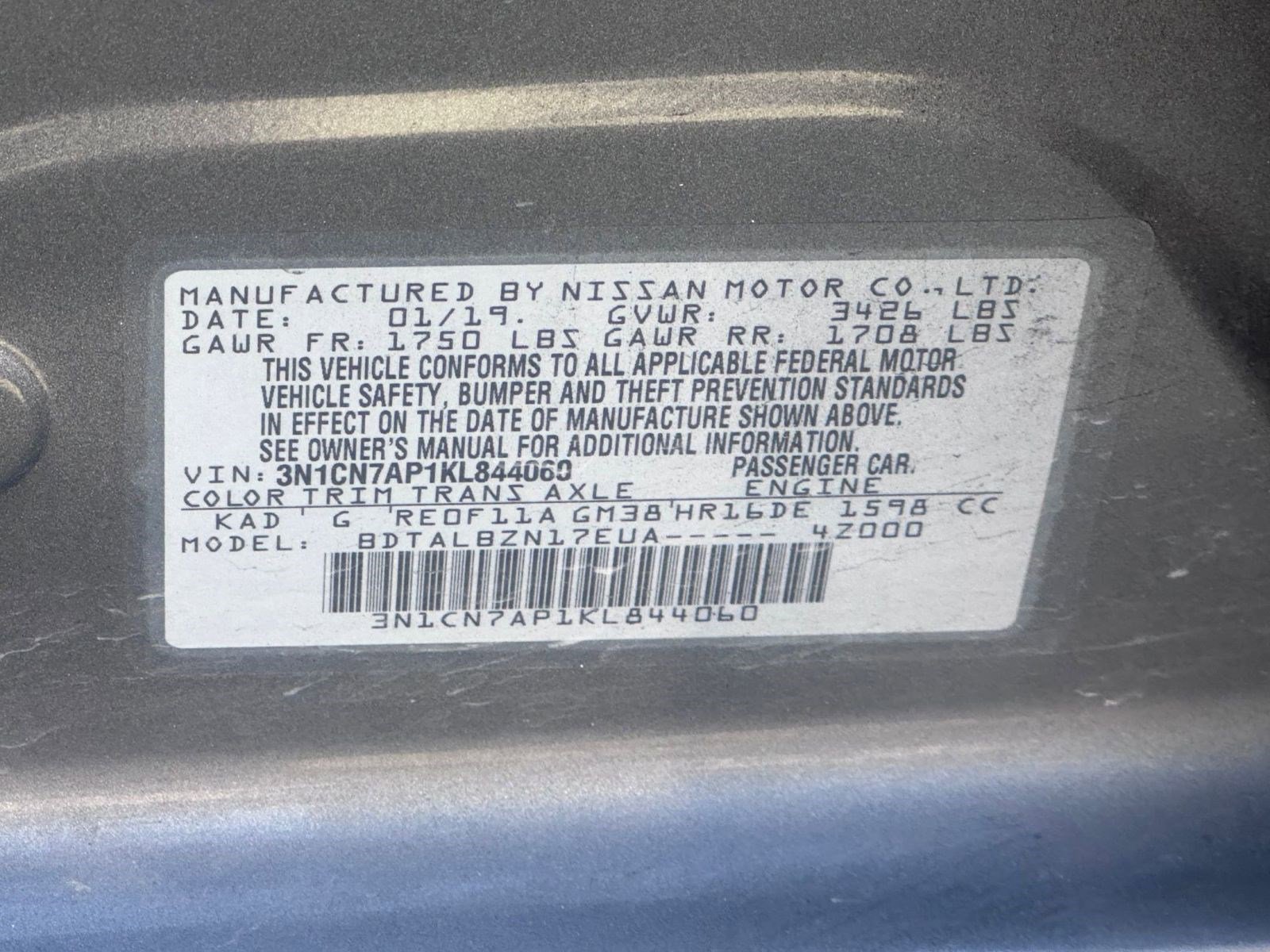 Used 2019 Nissan Versa SV image 19