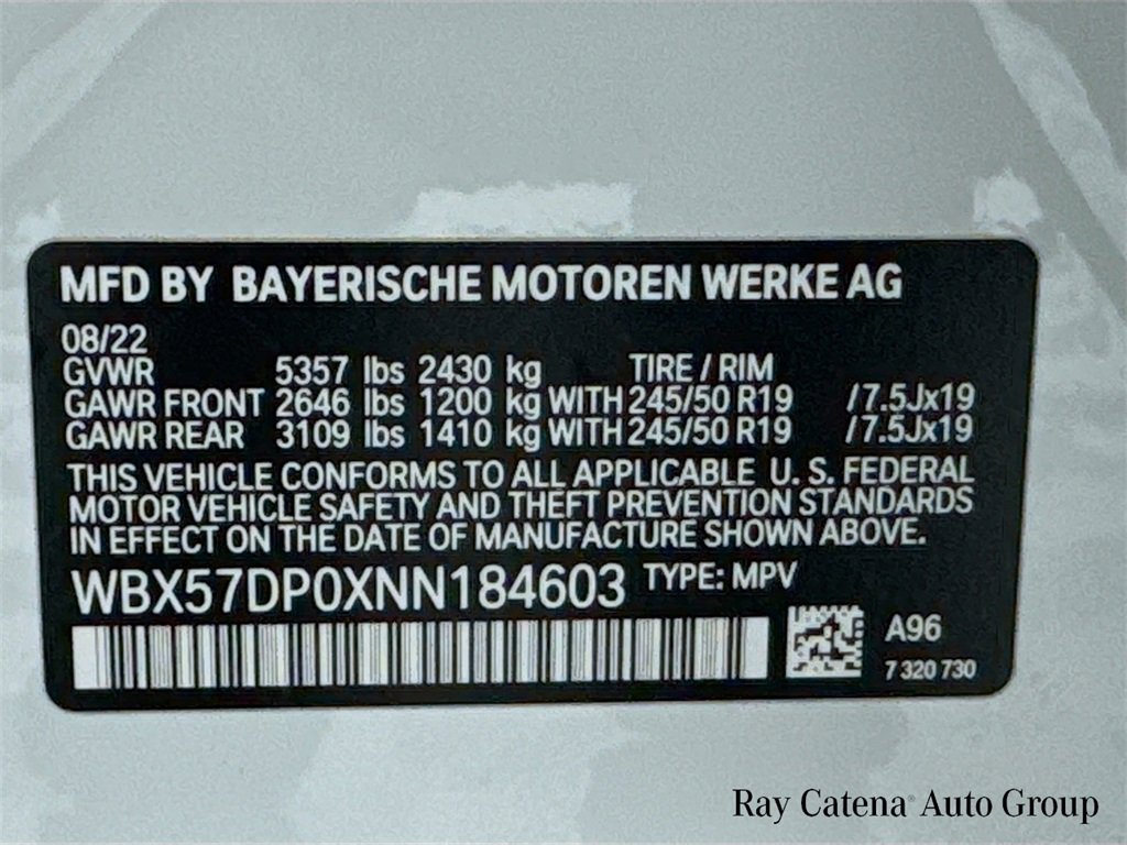 Certified 2022 BMW X3 xDrive30i w/ M Sport Package 2 image 33