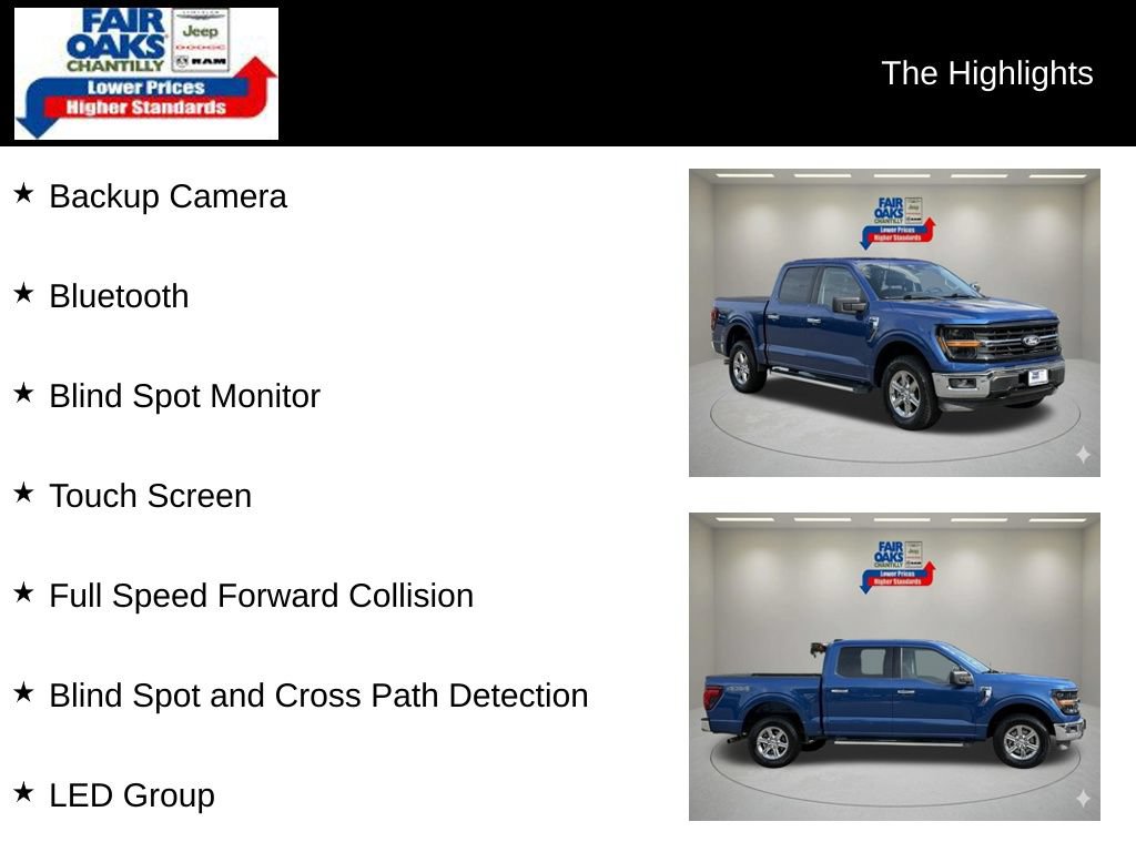 Used 2025 Ford F150 XLT w/ Equipment Group 301A Standard AWD/4WD image 2