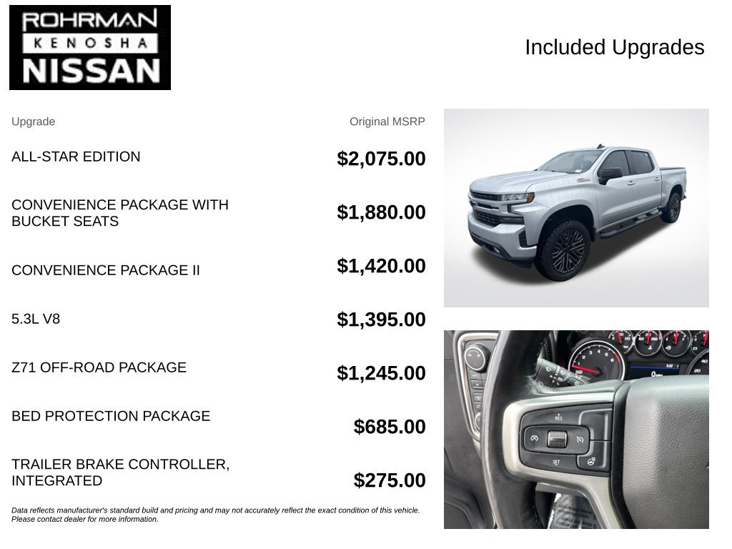 Used 2019 Chevrolet Silverado 1500 RST w/ All-Star Edition AWD/4WD image 4