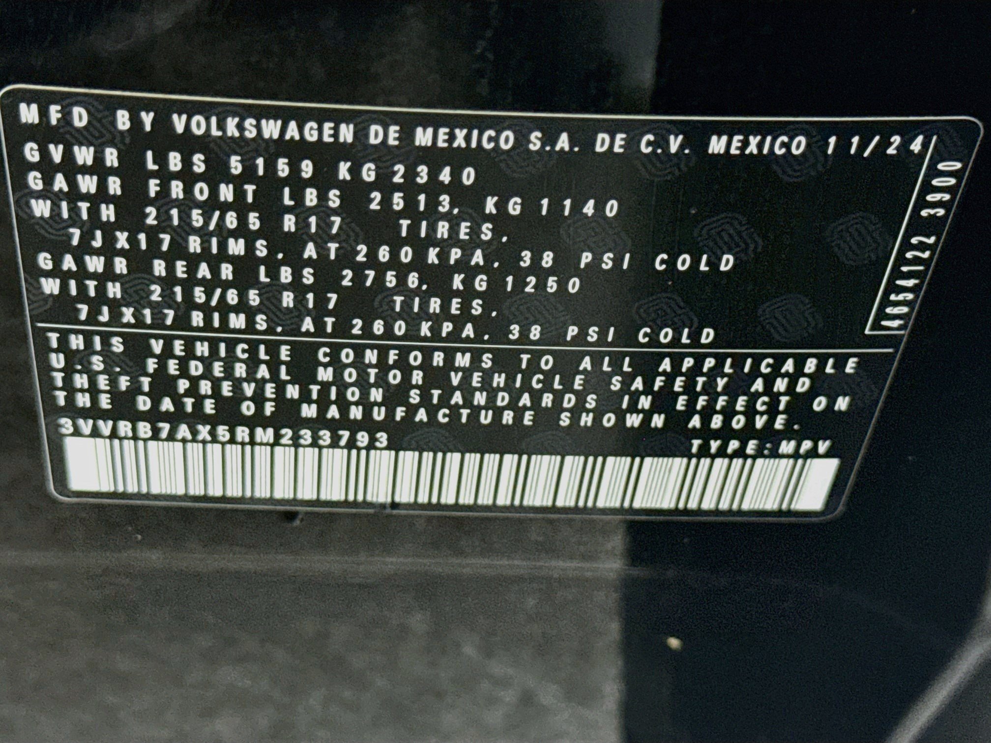Used 2024 Volkswagen Tiguan S FWD image 40