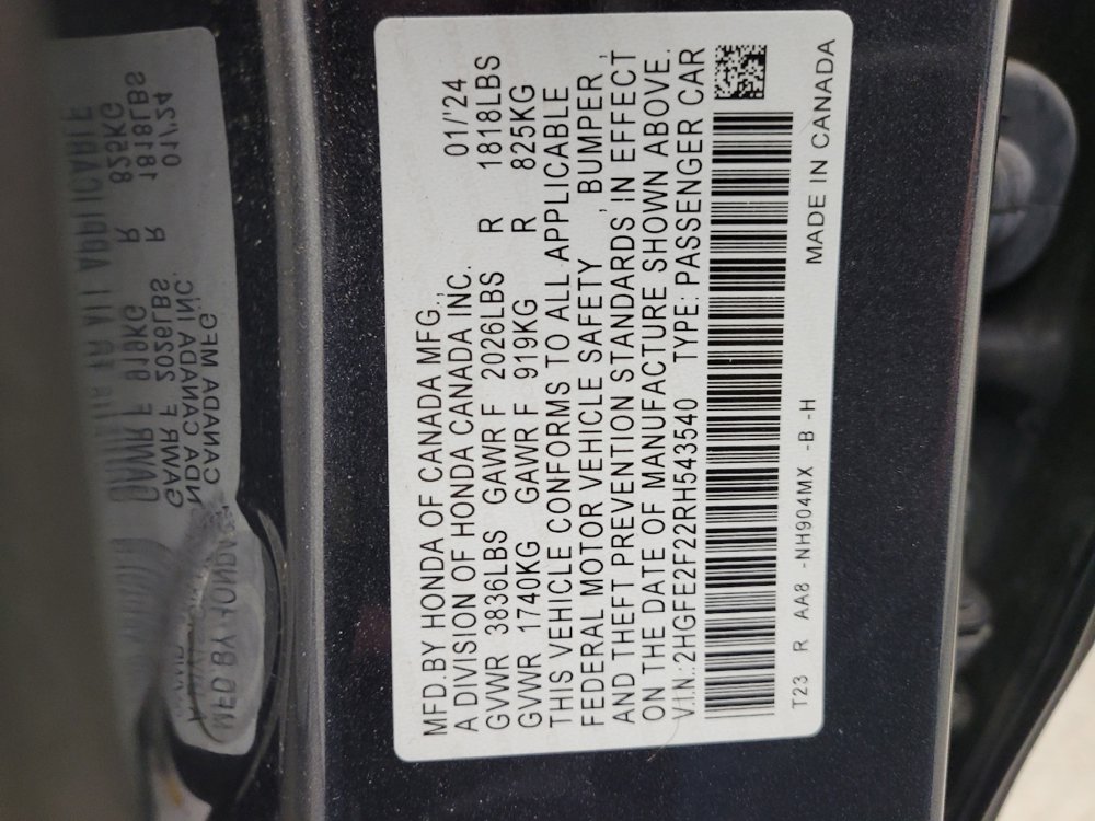 Used 2024 Honda Civic LX image 33