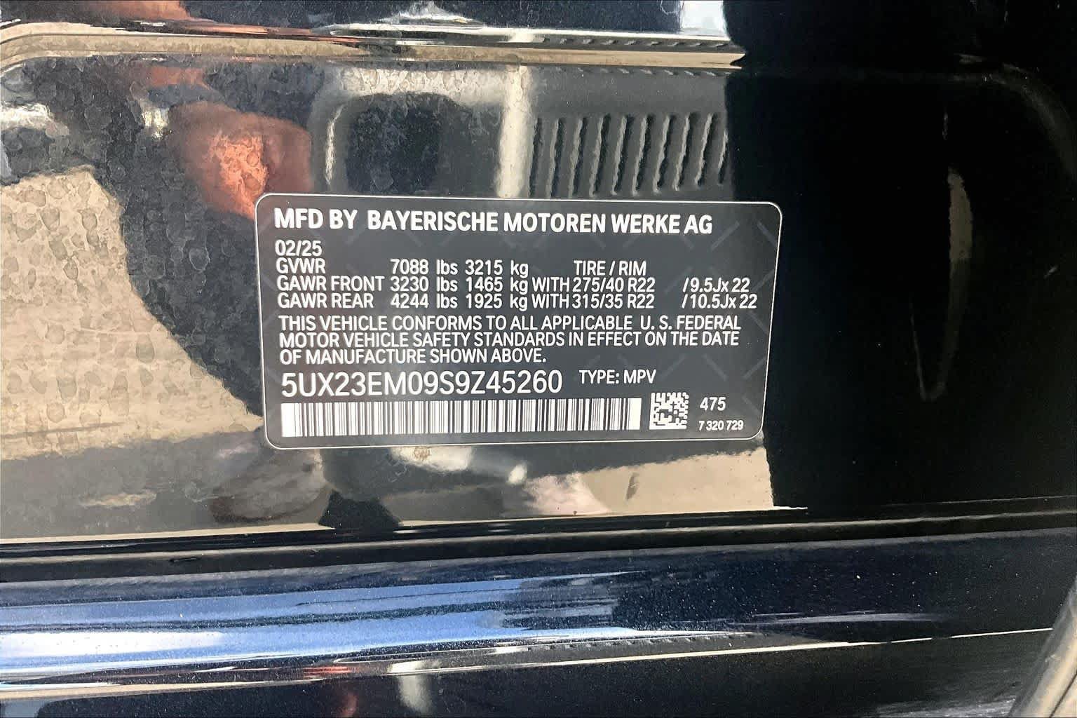 Used 2025 BMW X7 xDrive40i w/ M Sport Package AWD/4WD image 37