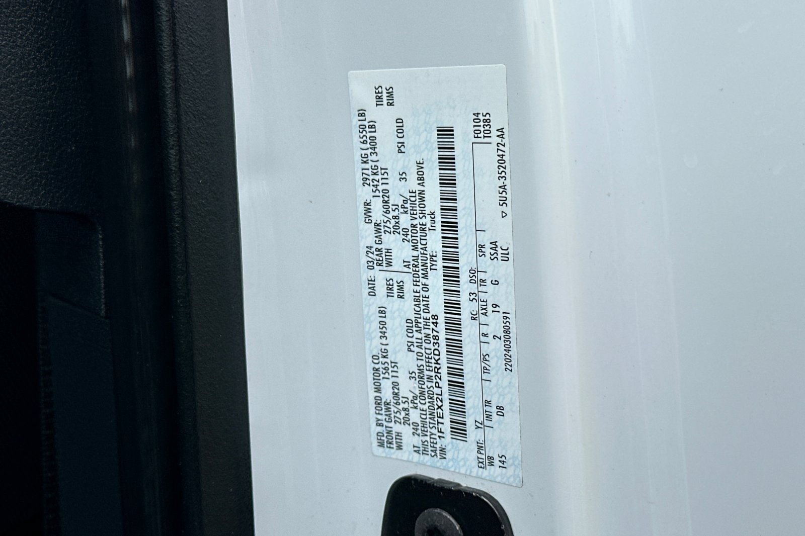 Used 2024 Ford F150 STX w/ Mobile Office Package AWD/4WD image 39