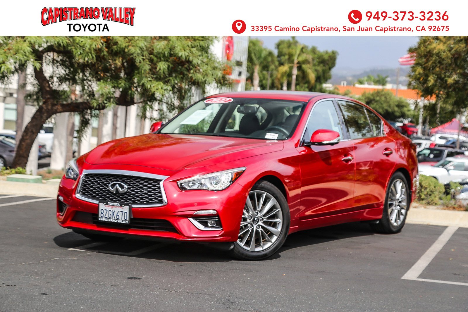 Used 2022 INFINITI Q50 Luxe w/ Cargo Package